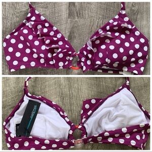 2/$25‼️NWT Marie Meili Polka Dot Bikini Top